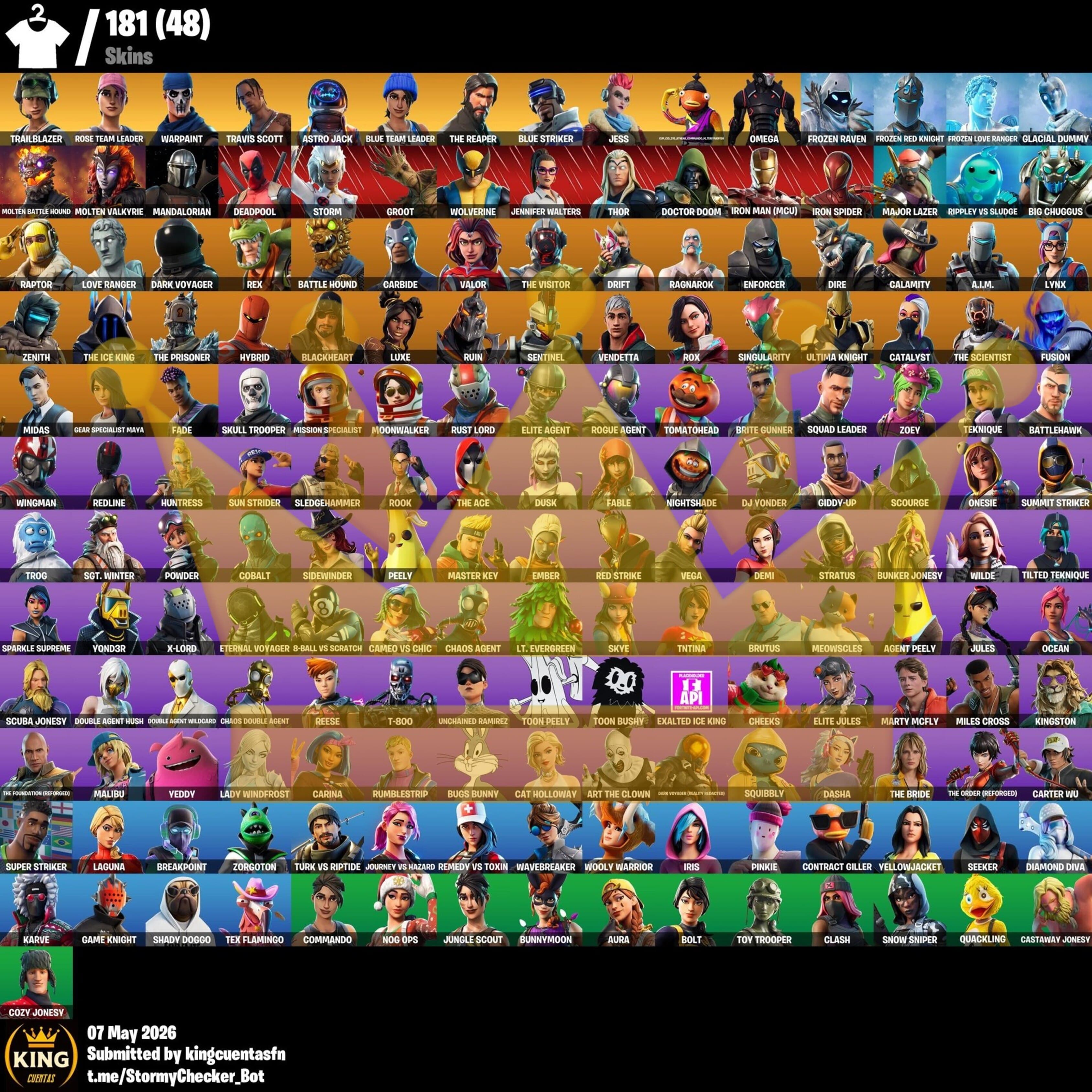 Cuenta OG · Renegade Raider · 240 skins